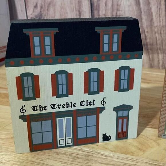 Set of 3 Cats Meow 1991 Series IX Figures - Picture 2 of 7